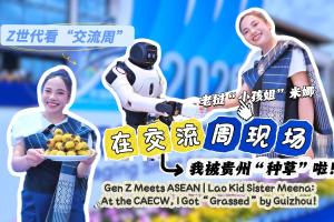 Z世代看“交流周”｜老挝“小孩姐”米娜：在交流周现场，我被贵州“种草”啦！